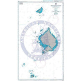 British Admiralty Nautical Chart  1348: South China Sea, Indonesia, Kepulauan Natuna